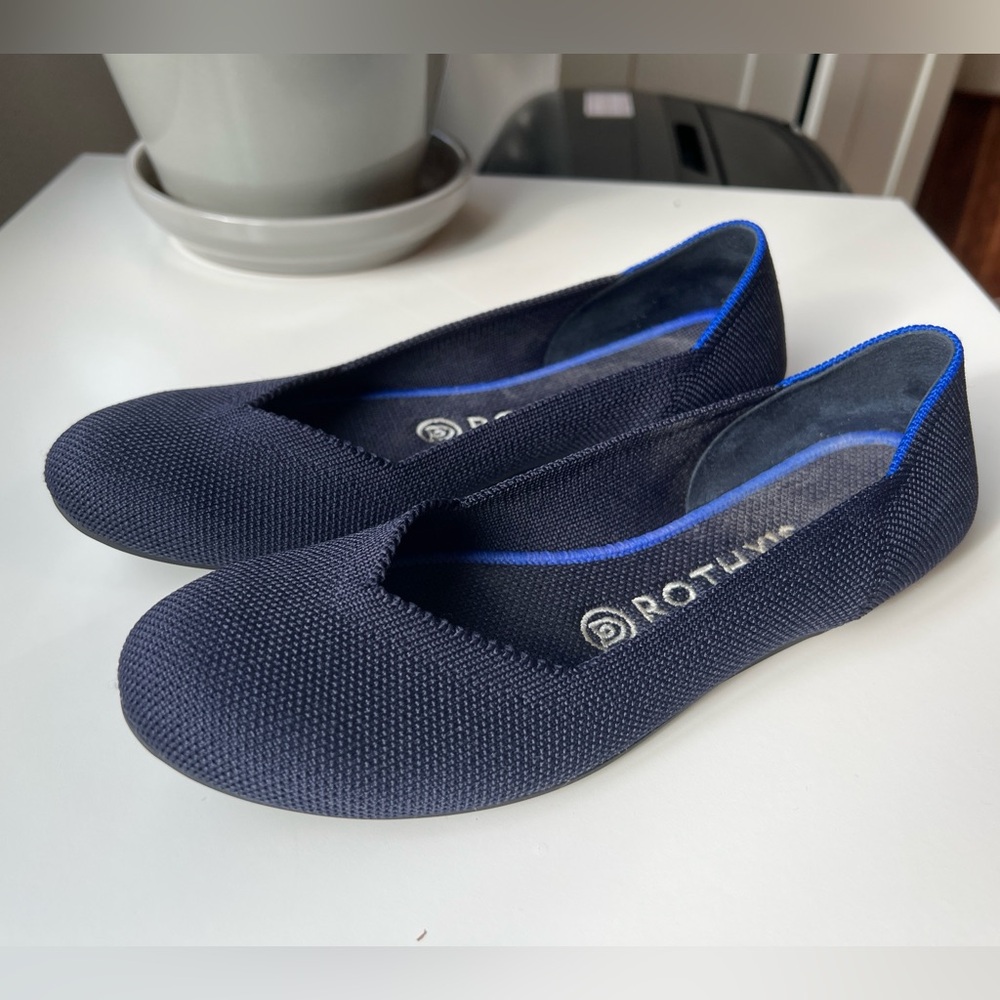 Rothy's Deep Blue Loafers - Picture 2 of 6